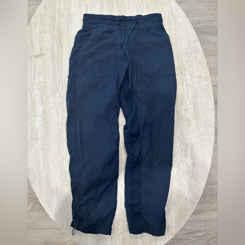 Lululemon True Navy Beyond the Studio Crop Pants